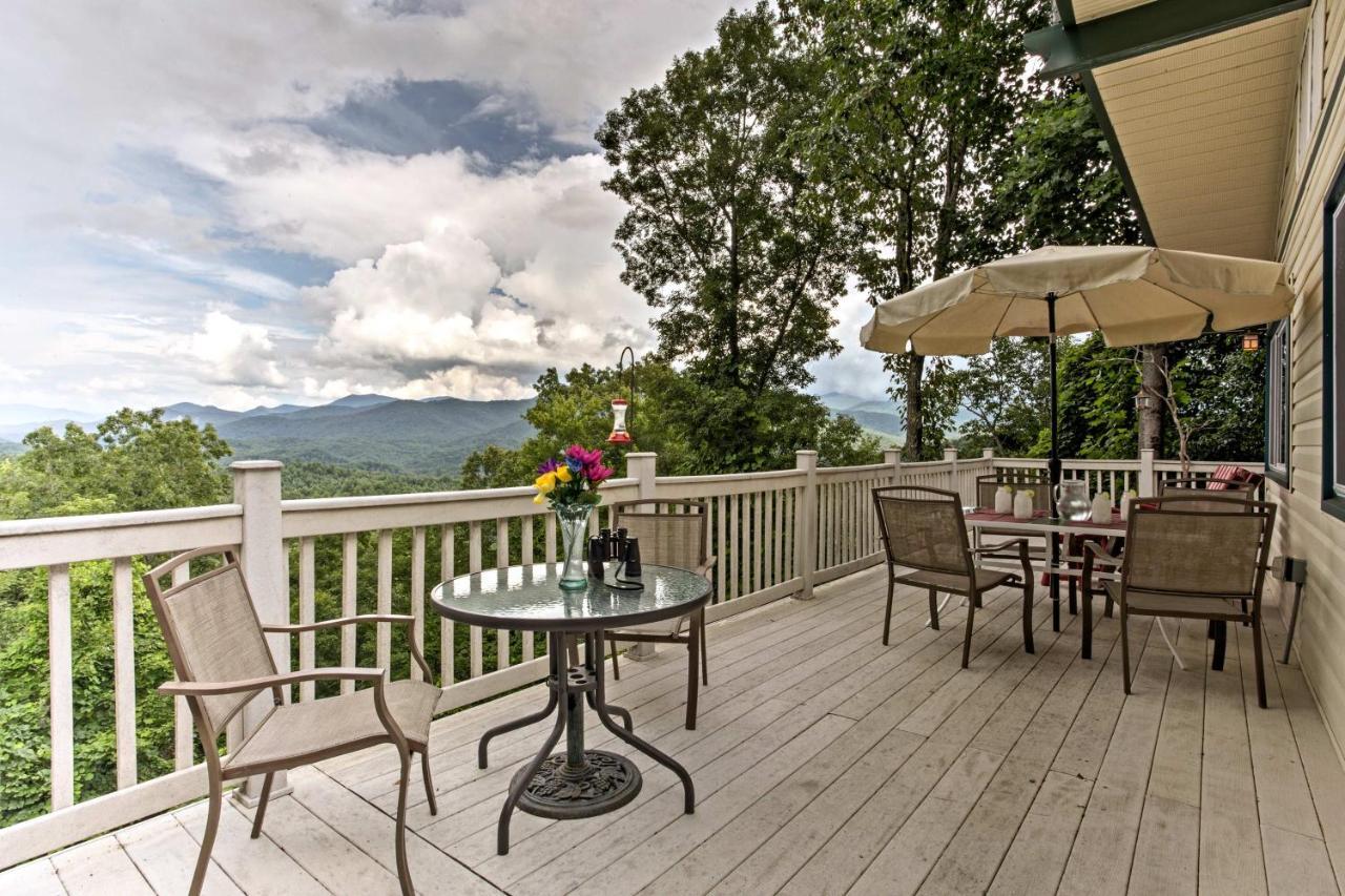 Secluded Mountain Home With Stunning Views And Deck! Bryson City Εξωτερικό φωτογραφία