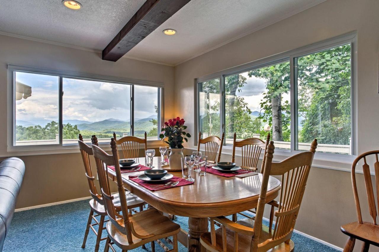 Secluded Mountain Home With Stunning Views And Deck! Bryson City Εξωτερικό φωτογραφία